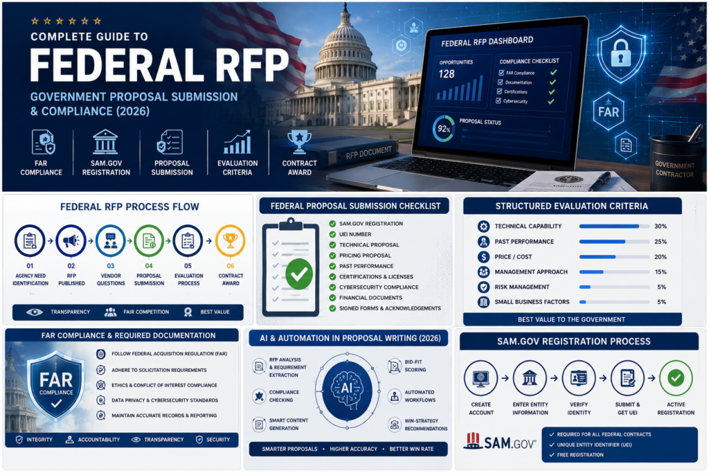 Federal RFP proposal submission and FAR compliance process in 2026