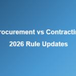 Procurement vs Contracting